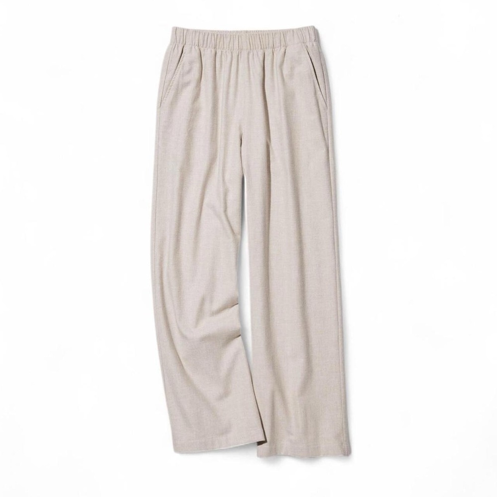 Uniqlo beige flannel pants